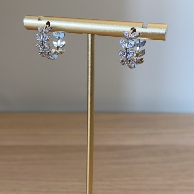 Argolas&#x20;espiga&#x20;brilhantes