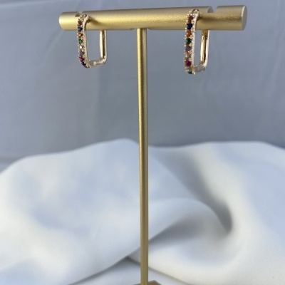 Brincos&#x20;shine&#x20;coloridos