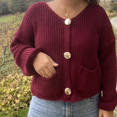 Cardigan&#x20;bordeaux
