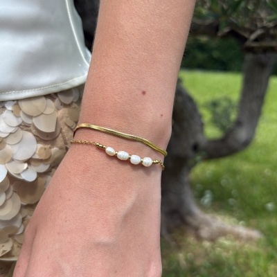 Pulseira&#x20;dupla&#x20;pearl