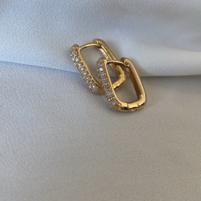 Brincos&#x20;shine&#x20;cristal