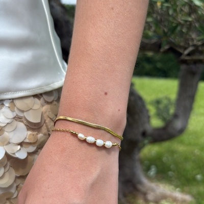 Pulseira&#x20;dupla&#x20;pearl