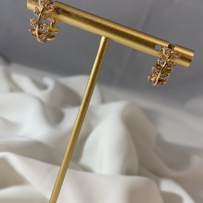 Argolas&#x20;espiga&#x20;brilhantes