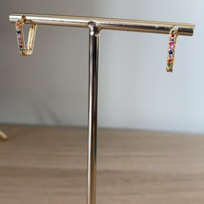 Brincos&#x20;mini&#x20;shine&#x20;coloridos