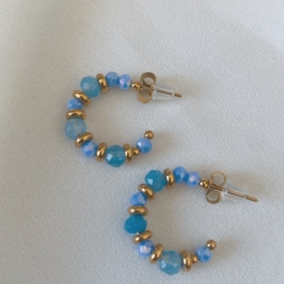 Argolas&#x20;pedrinhas&#x20;coloridas