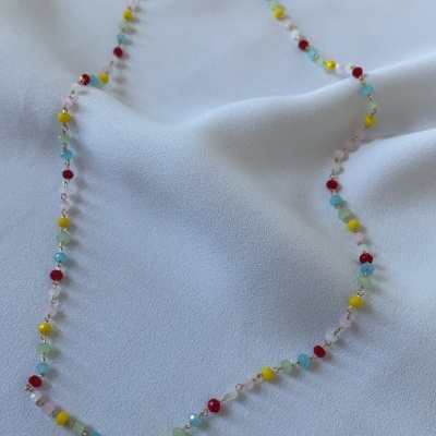 Colar&#x20;colorido&#x20;a&#x00E7;o&#x20;inoxid&#x00E1;vel