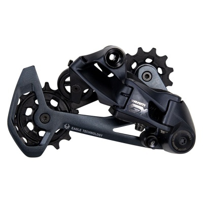 Cambio traseiro SRAM GX preto com tecnologia EAGLE