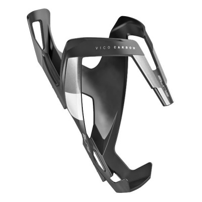 Suporte de garrafa de bicicleta em carbono preto e branco