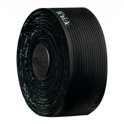 Rolo de fita para guiador de bicicleta preta com texto fi'zi:k