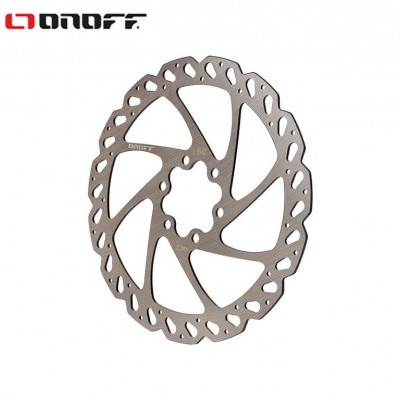 Disco de travão para bicicleta em aço prateado da marca ONOFF