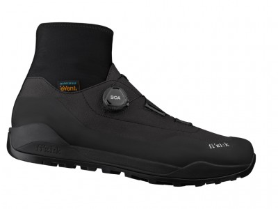 Sapatilha de ciclismo preta com sistema BOA e etiqueta Gore-Tex