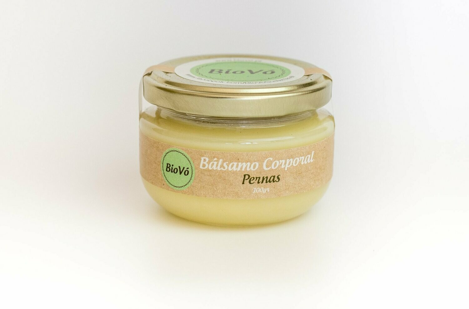 Bálsamos Corporal Pernas frasco de vidro com bálsamo corporal para pernas da marca BioVá