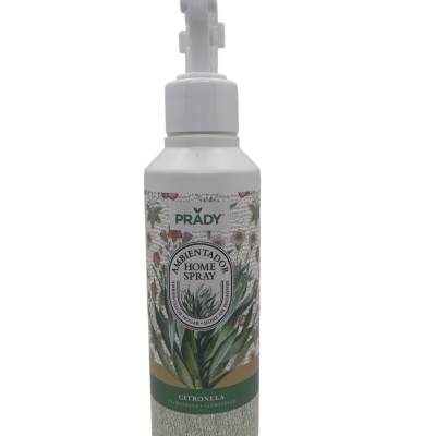 Frasco spray branco ambientador citronela PRADY