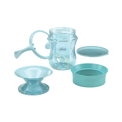 Utensílios para bebé Chicco em plástico azul