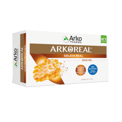Caixa ArkoReal Geleia Real 1500 MG suplementar