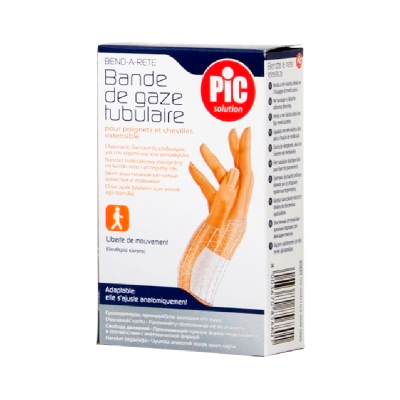 Embalagem de bande de gaze tubular elástica para punhos e tornozelos da marca PIC