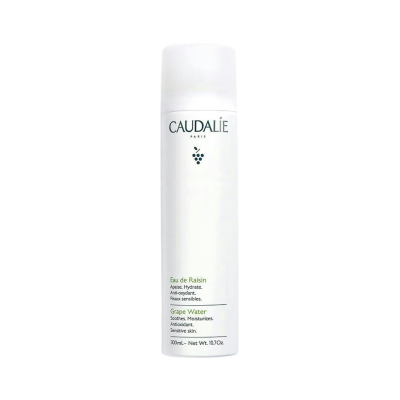 Frasco branco de água de uva Caudalie Paris 300 mL