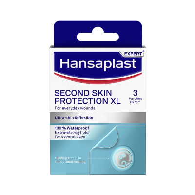Caixa de pensos Hansaplast Second Skin Protection XL 3 unidades
