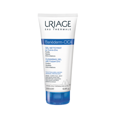 Gel de limpeza Uriage Bariéderm-CICA 200 ml