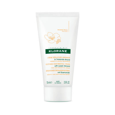 Creme depilatório calmante Klorane amêndoa doce 75 ml