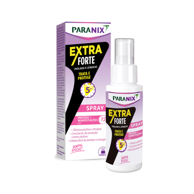 Spray Paranix Extra Forte tratamento piolhos e lêndeas