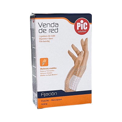 Embalagem de venda de rede para pulsos e tornozelos.