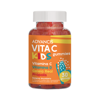 Frasco de gomas para crianças Vitamina C Advancis