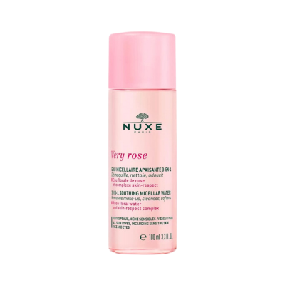 Frasco rosa de água micelar Very rose da NUXE