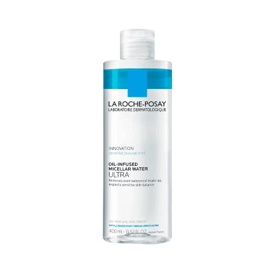 Frasco de água micelar Oil-Infused Micellar Water Ultra da La Roche-Posay