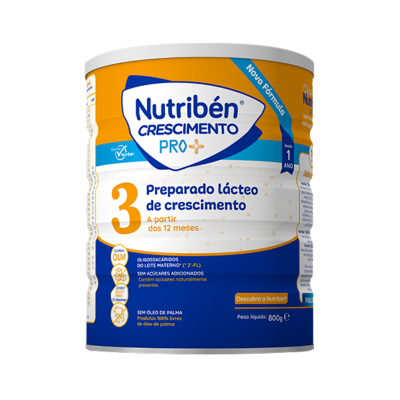 Produto Nutribén Crescimento Pro+ preparado lácteo para crianças a partir dos 12 meses, 800g
