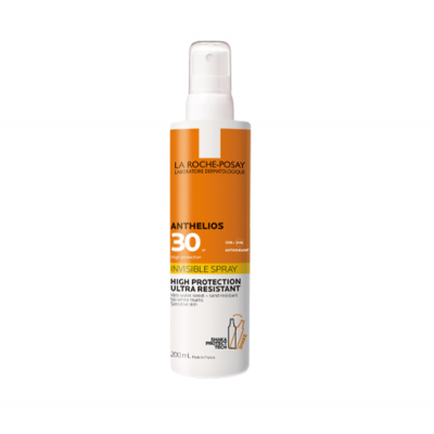 Frasco de spray solar La Roche-Posay Anthelios FPS 30