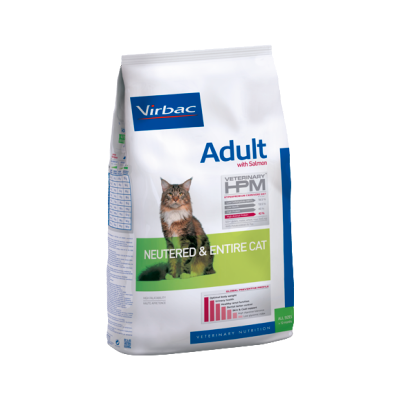 Saco de ração para gatos Virbac Adult com Salmão