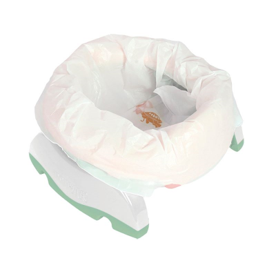 Assento infantil para vaso sanitário com protetor descartável