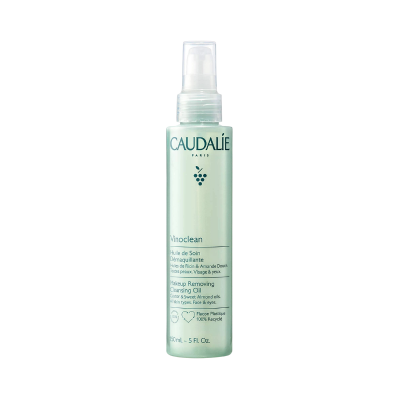 Frasco de óleo de limpeza Caudalie Vinoclean de 150 mL com spray