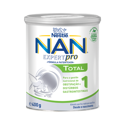 Lata de fórmula infantil NAN Expert Pro Total 1 da Nestlé 400g
