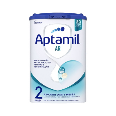 Lata de leite em pó Aptamil AR para bebés a partir de 6 meses