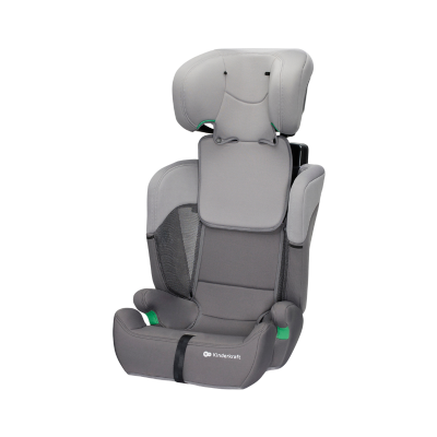 Cadeira auto infantil cinza Kinderkraft com encosto ajustável