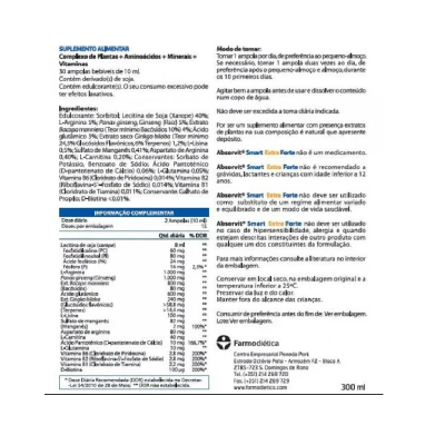 Rótulo de suplemento alimentar com informações sobre ingredientes, dose diária e modo de tomar