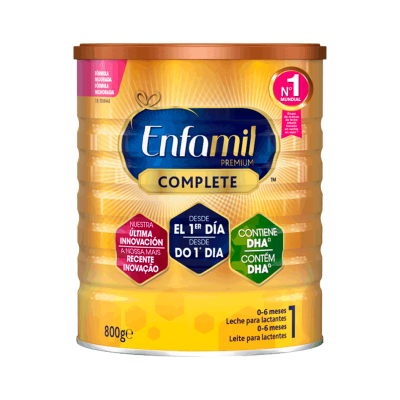 Lata de leite para lactentes Enfamil Premium Complete 800 g