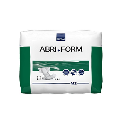 Pacote de fraldas ABRI FORM tamanho M2 com 24 unidades