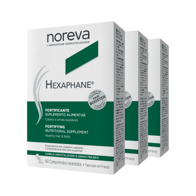 Caixas do suplemento alimentar Noreva Hexaphane para cabelo e unhas