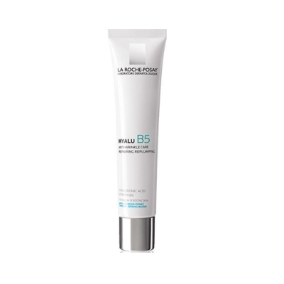 Tubo branco de creme facial La Roche-Posay Hyalu B5