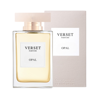 Frasco e caixa de perfume Verset Parfums Opal