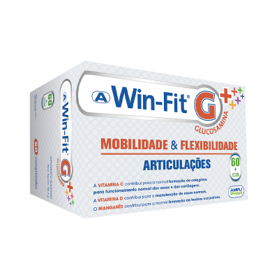 Embalagem Win-Fit G Glucosamina para articulações com 60 comprimidos