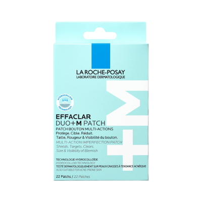 Embalagem azul clara de patch para imperfeições da La Roche-Posay