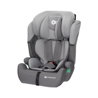 Cadeira auto infantil cinza com logo Kinderkraft