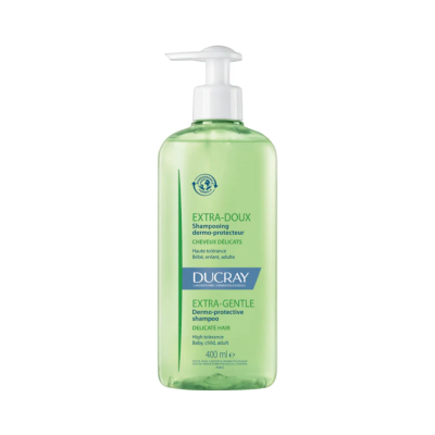 Champô DUCRAY EXTRA-GENTLE verde com doseador branco 400 ml