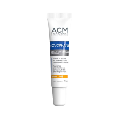 Tubo branco de creme para unhas ACM NOVOPHANE 15 ml