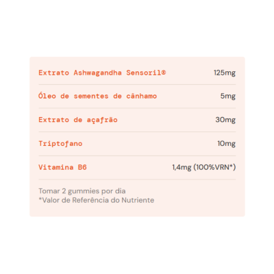 Etiqueta de ingredientes em português para suplemento, com dosagens e instruções de consumo.