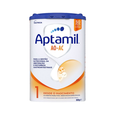 Lata Aptamil A0-AC para obstipação e distúrbios gastrointestinais